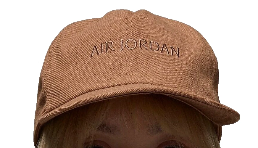 Cappello berretto Air Jordan Pro non strutturato Flat Bill snapback marrone L XL FZ2011 223