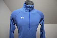 Under Armour 1/4 Zip Jacket Performance Loose Athletic Striped Womens Sz Medium