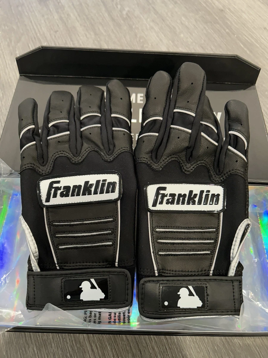 Juego de 4. Guantes de bateo de béisbol profesionales Franklin personalizados CFX medianos para hombre *Ver fotos