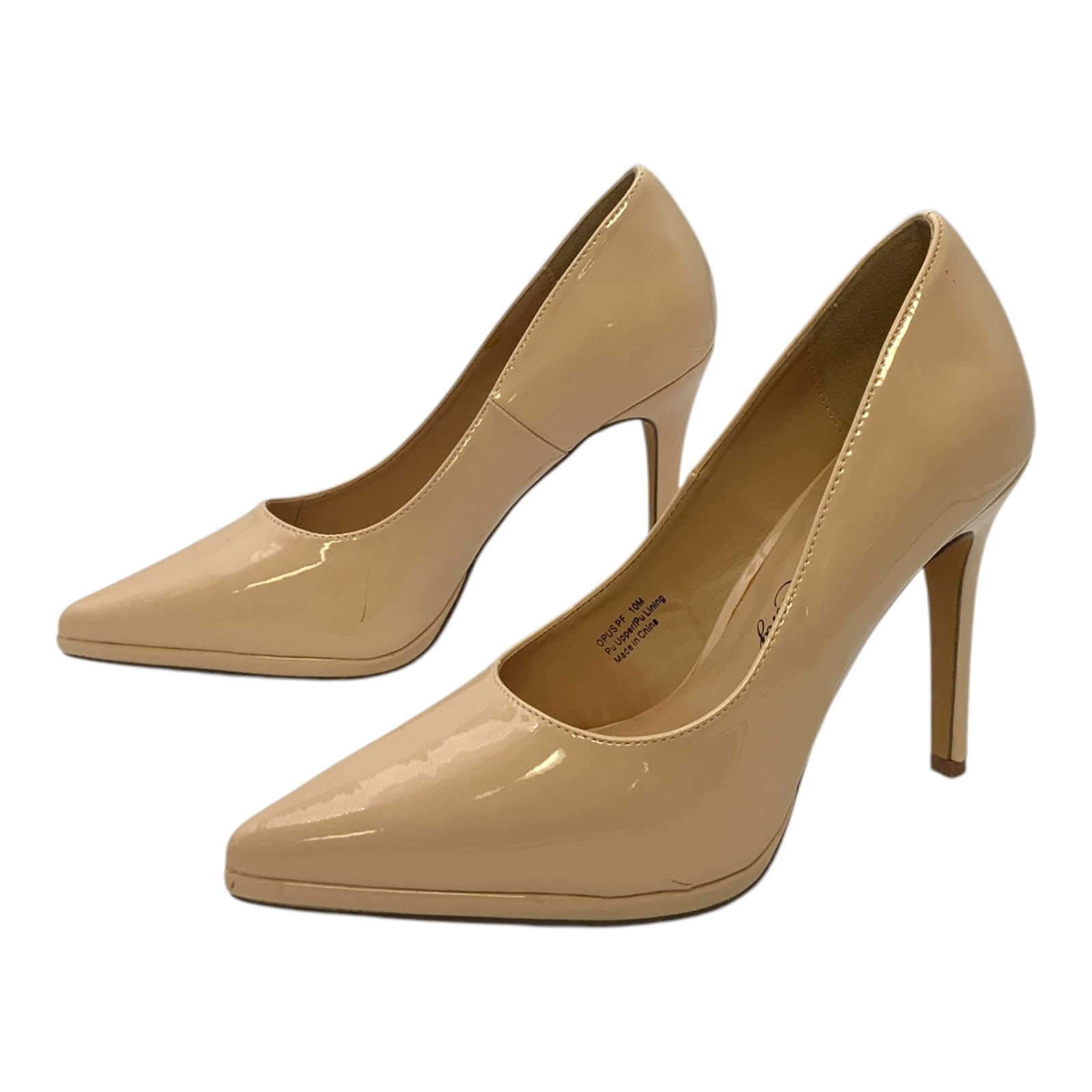 Пенни любит туфли-лодочки на высоком каблуке Kenny Opus PF Nude Patent US Womens 10M