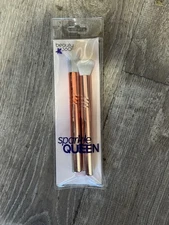 Sparkle Queen Beauty 360° 2 Glow Up Brushes Duo Rounded Bristles Highlights