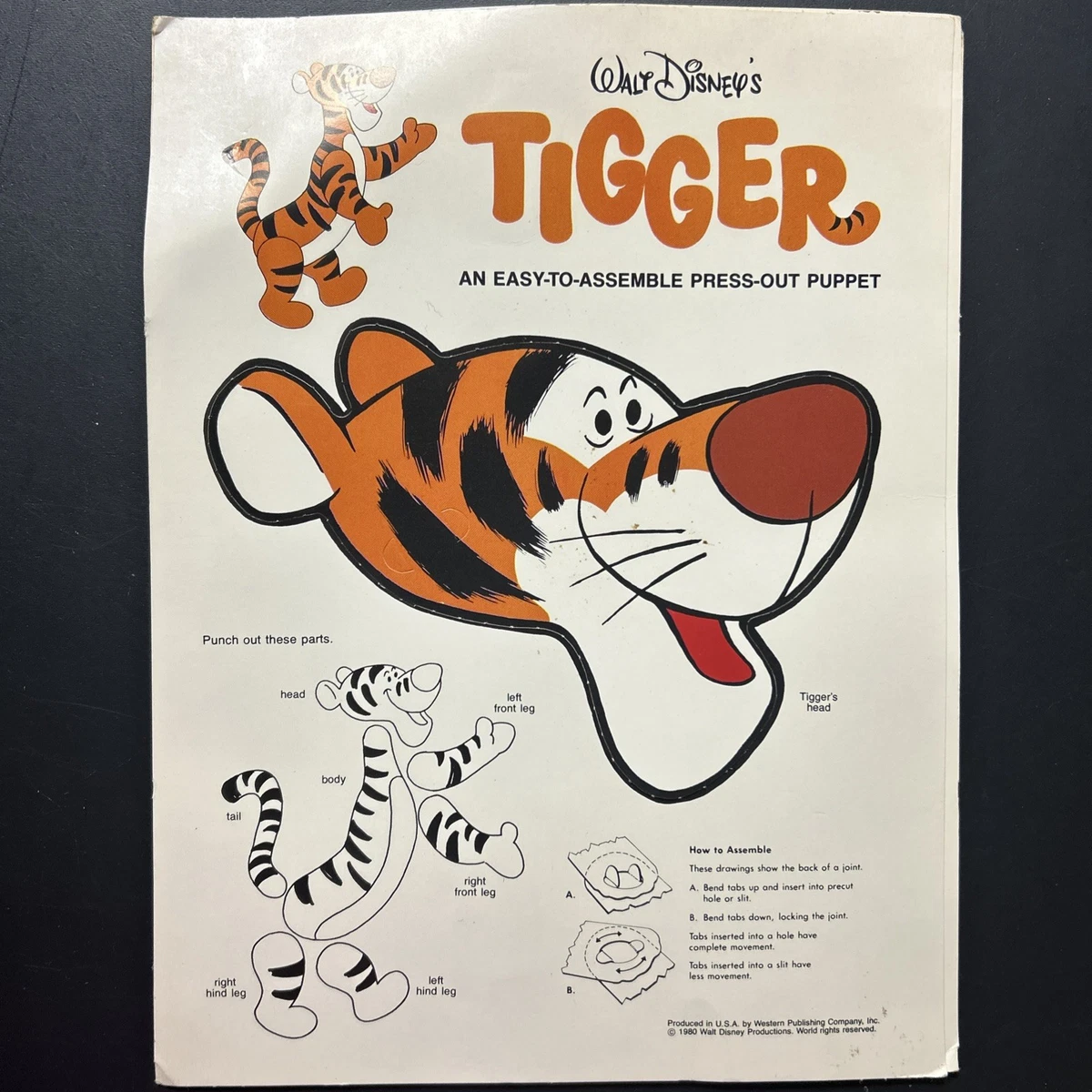 Tigger Vintage Disney Collectibles (Pre - 1968) for sale | eBay