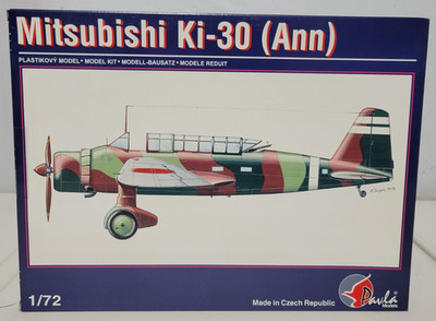 Pavla Models Mitsubishi Ki-30 Ann 1/72 Model Kit No. 72016