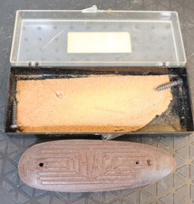 Ithaca Model 37 Shotgun Recoil Pad Butt Plate W Screws Original Storage Case Ithaca Model 37 Shotgun Recoil Pad Butt Plate W Screws Original Storage Case