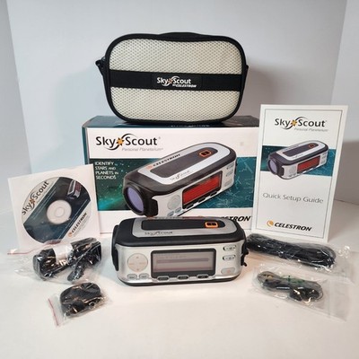 Celestron SkyScout Personal Planetarium 93970 w/ Accessories, Case, USB, SD, GPS