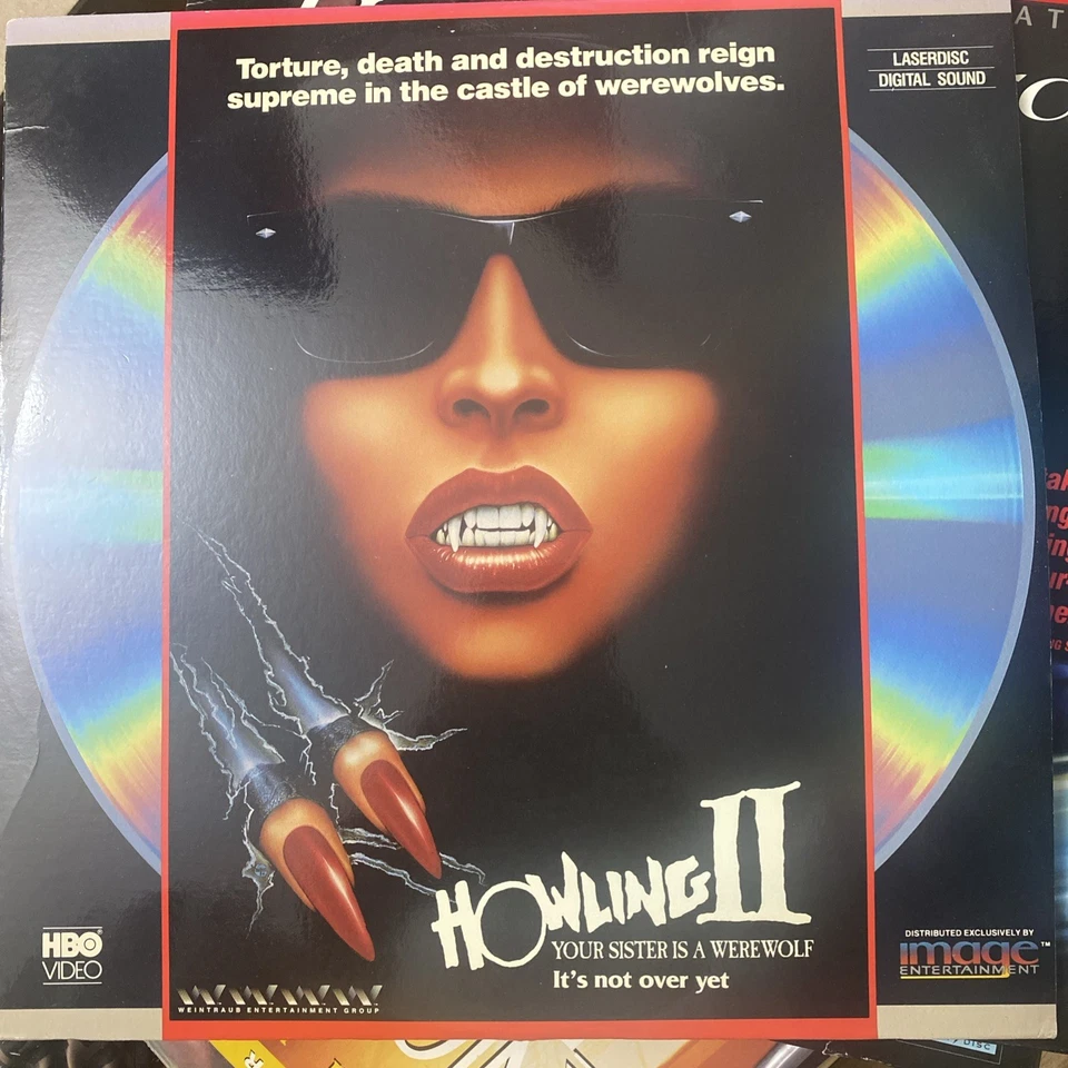 Howling II: Your Sister is a Werewolf  extended play Laserdisc  ID7495HB RARE  - Image 2 of 4