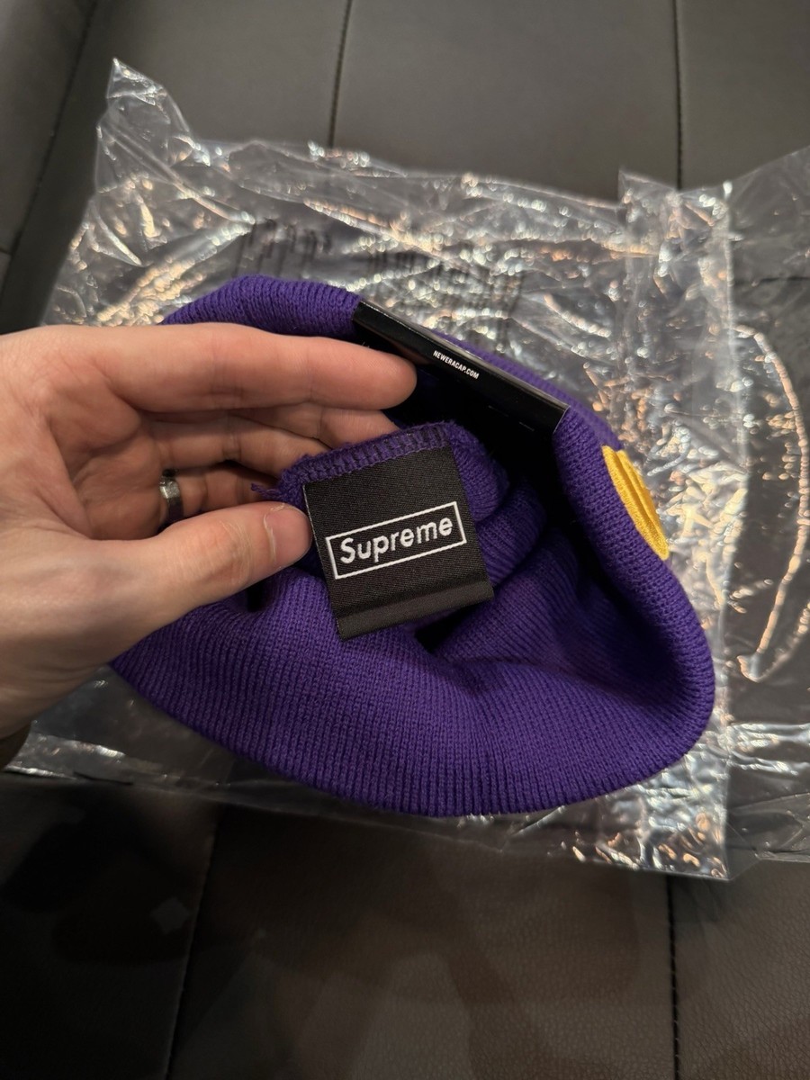 Supreme New Era Devil S Logo Beanie - Purple- Brand New | eBay