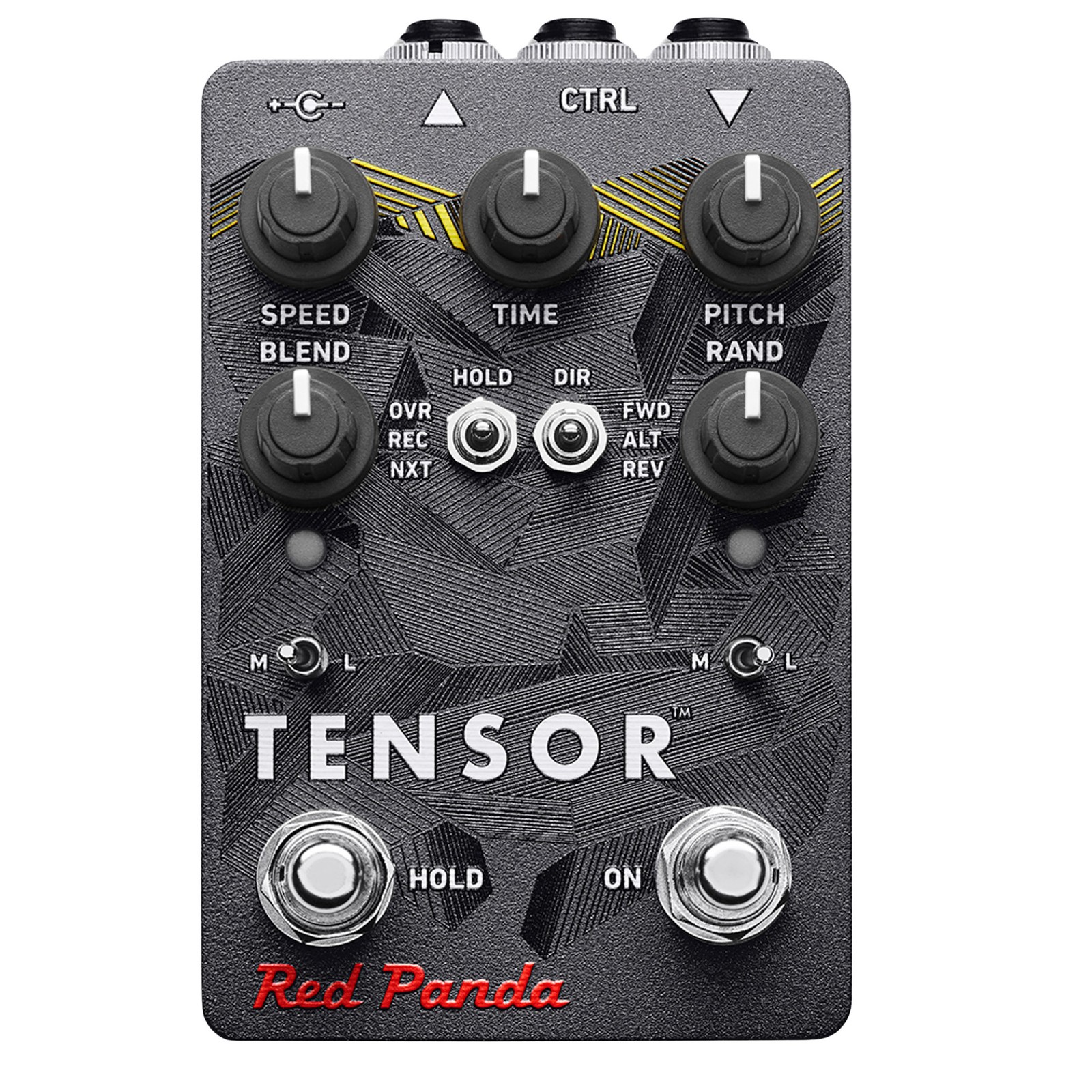 Педаль эффектов сдвига высоты тона/задержки/лупера Red Panda Tensor