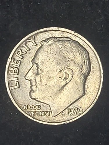 1970 P Roosevelt Dime Circulated