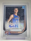 NIKOLA TOPIC 2025-26 BOWMAN CHROME AUTO #BCA-NO OKLAHOMA CITY THUNDER Q3882