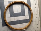 Vintage Queen 7" Wood Embroidery Cross Stitch Hoop Felt Lined Tension Wheel READ — photo 10