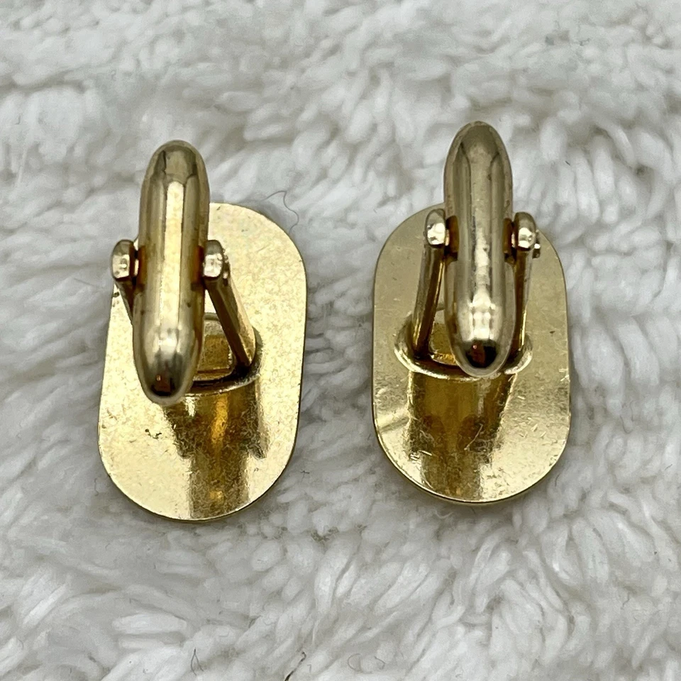 Vintage Hickok Monogram E Two Tone Cufflinks - Image 3 of 4