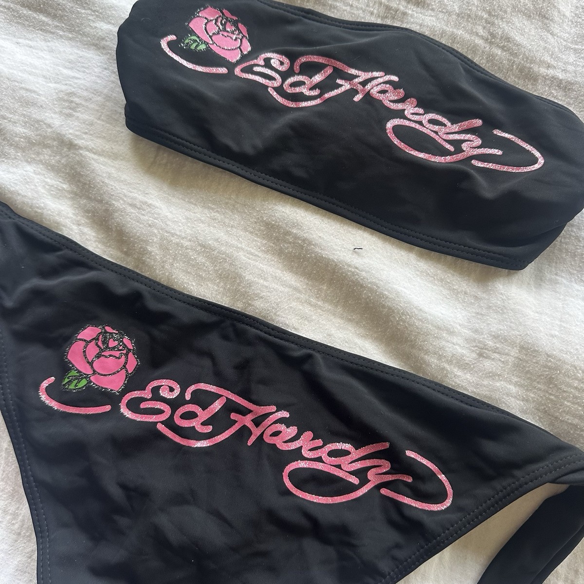 edhardy ビキニ　#5 Ed Hardy Bikini Spell Out Size XS Vintage Y2K | eBay