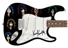 KISS Vinnie Vincent Signed Autographed Photo Graphics Guitar ACOA Witness ITP JS