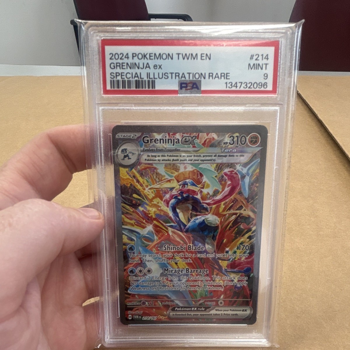 Greninja ex 214/167 Sv06: Twilight Masquerade Holo for sale online