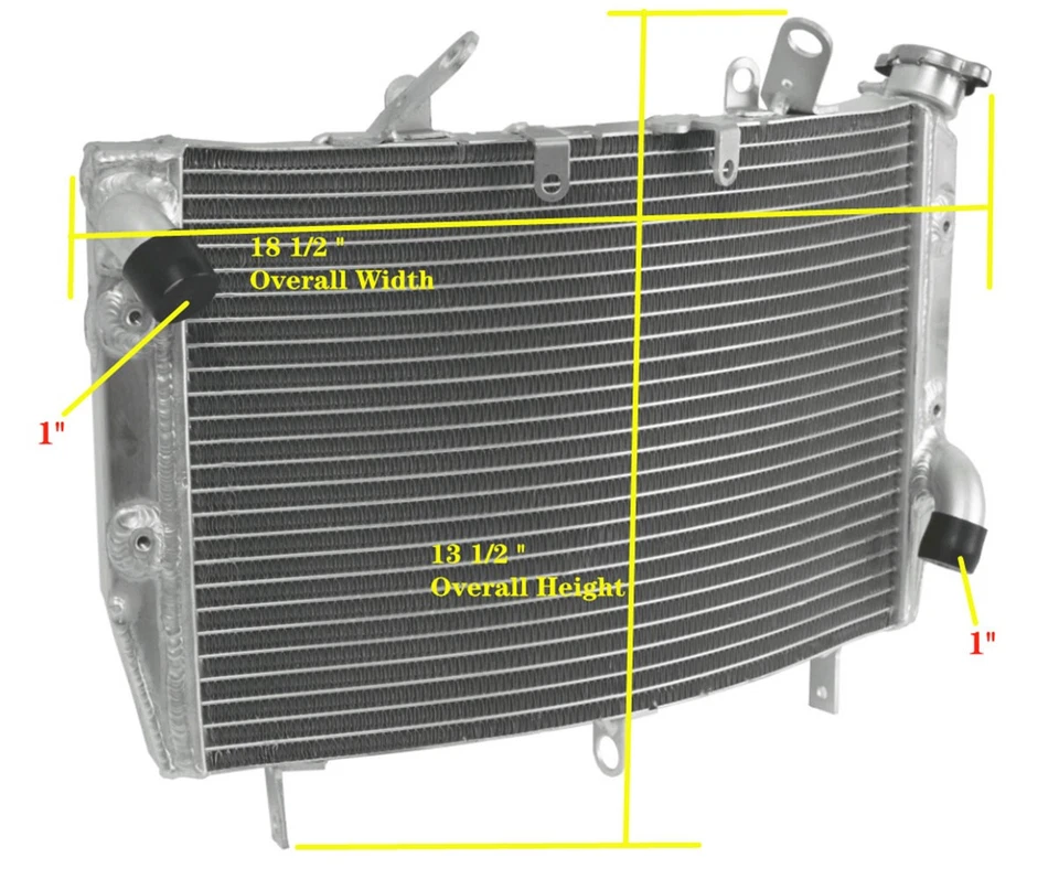 Aluminum Radiator For 2006-2016 Yamaha YZF R6 2007 2008 2009 2010 2011 12 YZF R6 Foto 2 de 4