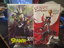 SPAWN #301 CLAYTON CRAIN VARIANT And McFarlane 1st Print NM 