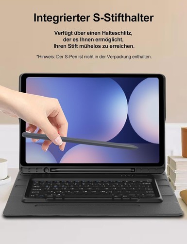FOGARI Tastatur Hülle 14.6'', Schwarz für Samsung Galaxy Tab S10 Ultra/S9 Ultra - Bild 7 von 7