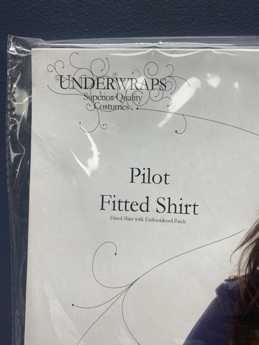 CAMISA PILOTO UNDERWRAPS MUJER DISFRAZ HALLOWEEN PEQUEÑA - Imagen 2 de 3
