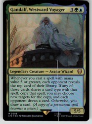 Gandalf, Westward Voyager (Foil) - The Lord of the Rings: Tales of Middle-earth Commander