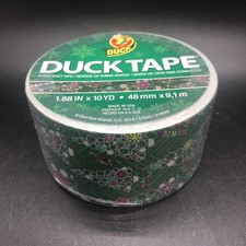 Duck Tape Christmas Tree Merry Christmas 1.88 In x 10 Yards Green New Sealed