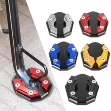 Motorcycle Bikes Kickstand Extender Foot Side Stand Extension Pad Support Plate
