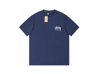 新品STUSSY スチューシー　Tシャツ　L ネイビー　龍 Stussy tee city Los angeles Black / white / blue t shirt | eBay