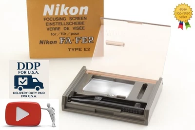 [En boîte inutilisée] Écran de mise au point en grille Nikon Type E2 pour FA ... - Photo 1/4
