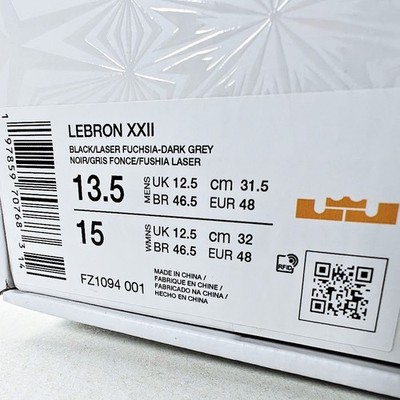 Size 13.5 - Nike LeBron 22 Blacklight for sale online | eBay