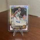 MICHAEL RATAJ 2025-26 BOWMAN CHROME AUTO MINI DIAMONDS REFRACTOR /100