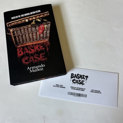 Stop The Killer Basket Case book- Armando Munoz-autograph bookplate-bookmark-NEW