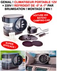 PROMO! SUPER CLIMATISEUR 12V REFROIDIT DE 7° MONTAGE 1MN VOITURE CAMPING-CAR 