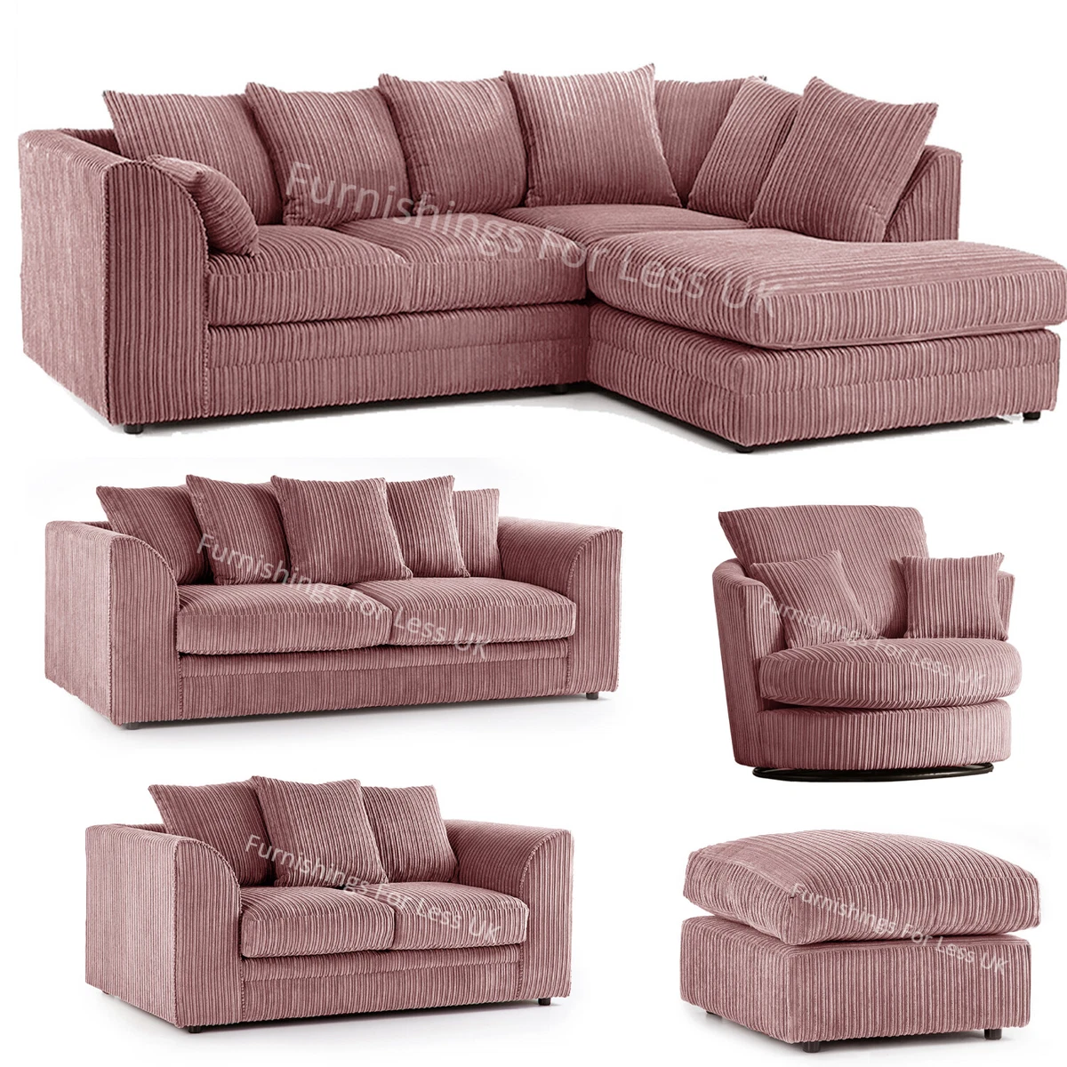 Corner sofa pink outlet