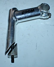 Zoom Pacific Quill Stem 25.4mm 100mm 17º Rise Silver Road Hybrid Fast US Shipper