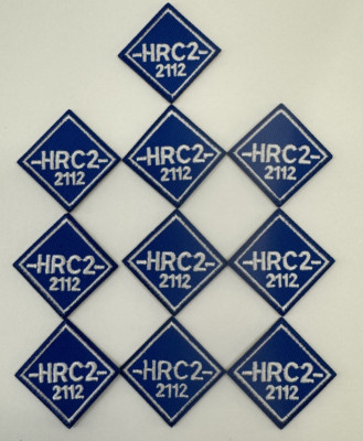 10 HRC2 2112 FR Patch Replacement Tags Fire Resistant Retardant FRC ...
