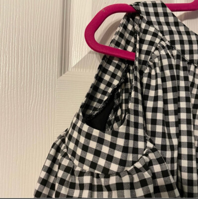 princess polly baby blue dress Zara Houndstooth Princess Charlotte Dress 9Y Black