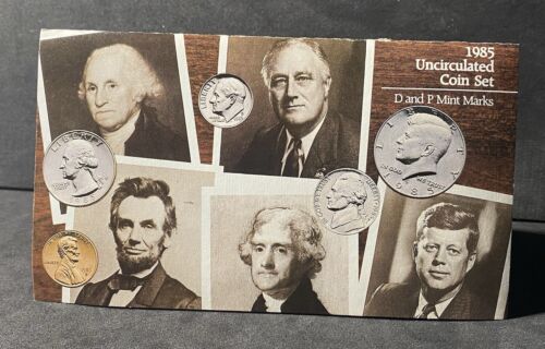 1985 US Mint BU Philadelphia Denver 10 Coin Set 👇 Read Description👇 - Picture 2 of 8