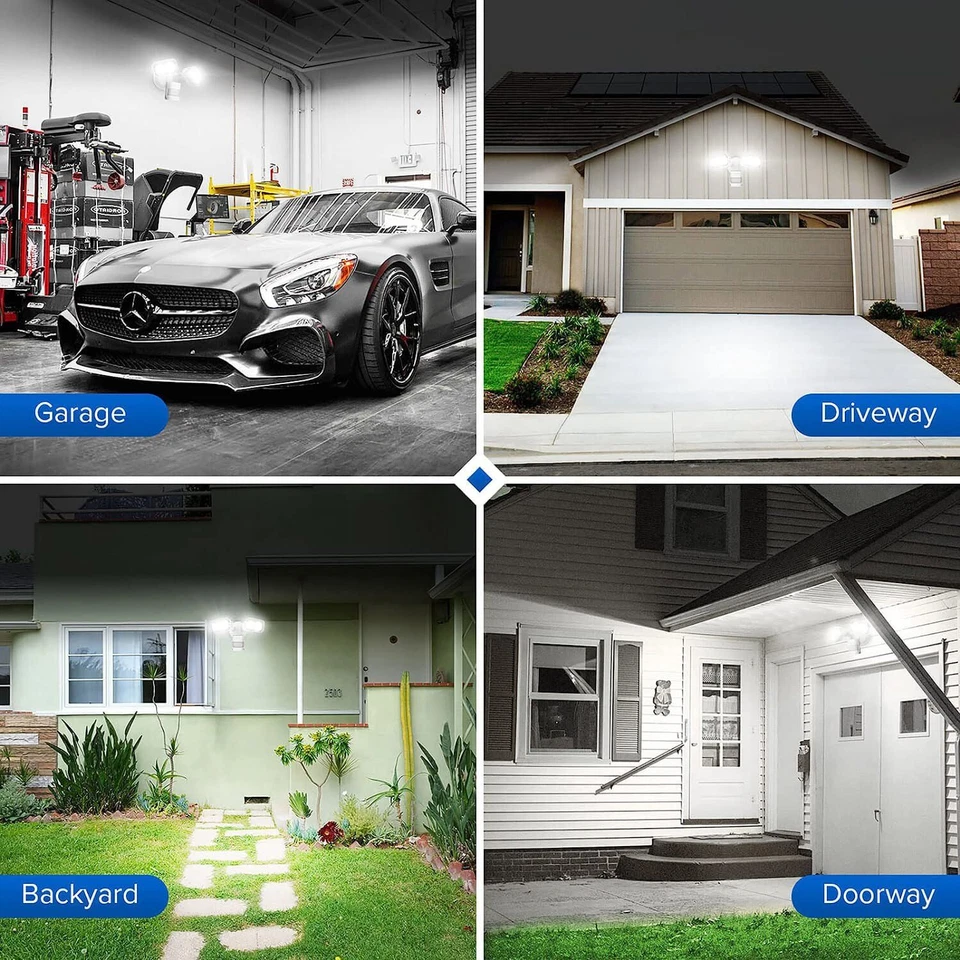 SANSI 1800LM Motion Sensor LED Security Light Outdoor 18W IP65 Waterproof Lamp - Image 2 of 4