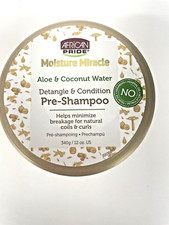 African Pride Moisture Miracle Pre-Shampoo Aloe  Coconut Water Detangle, 12oz