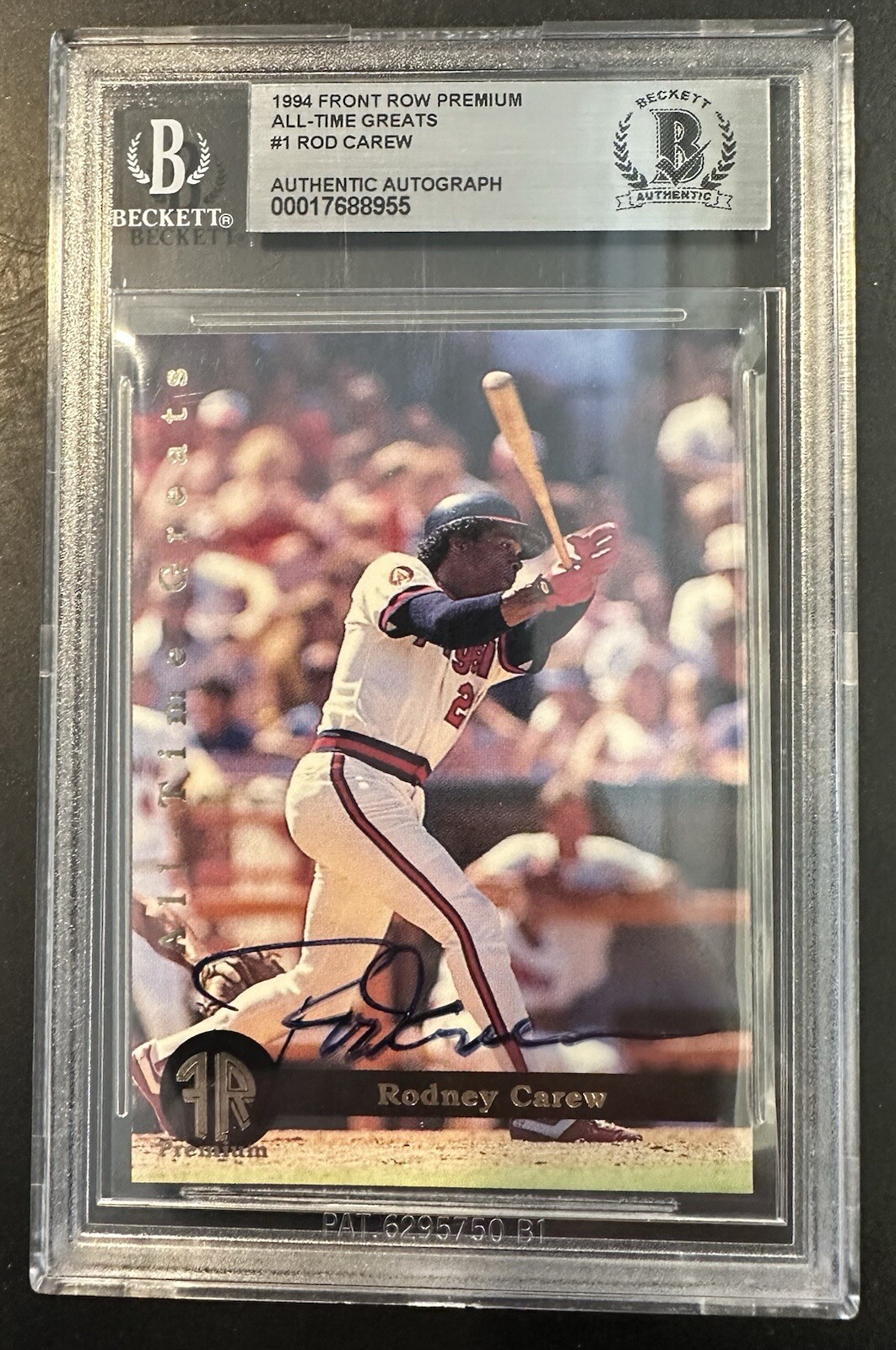 1994 Front Row Premium All-Time Greats Rod Carew BGS Authentic Auto