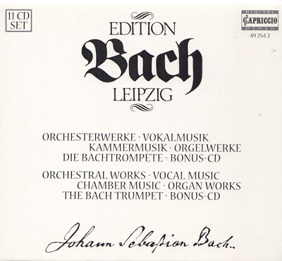 11 CD,  CD-Box Edition Bach, Leipzg