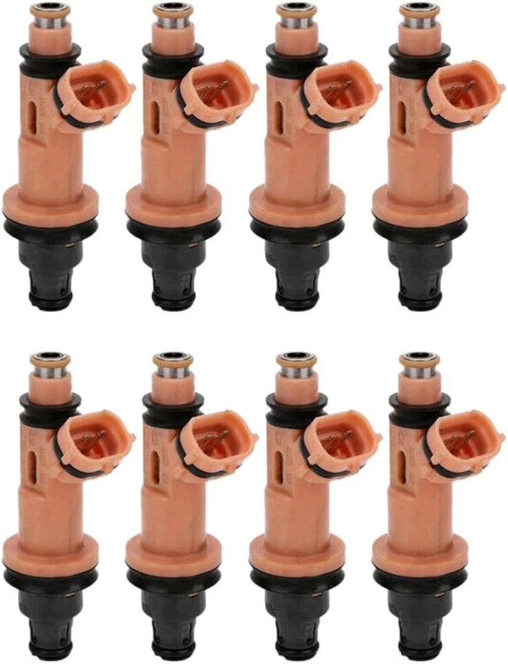 8X OEM Denso Fuel Injector Fits For 1998-2000 Lexus LS400 4.0L V8 #23250-50030 - Image 2 of 4