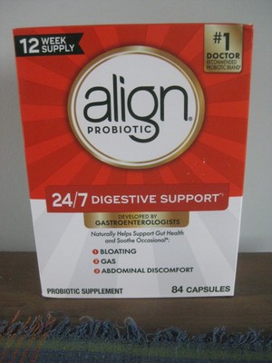 Align Probiotic 24/7Digestive 84 capsules Exp 1/27
