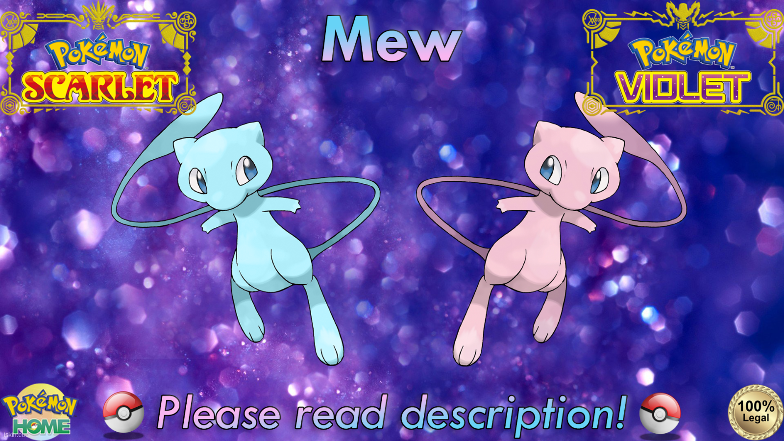 My good old shiny Mew in pokemon Scarlet : r/PokemonScarletViolet