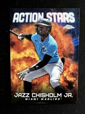2023 Topps Chrome Update Action Stars #ASC30 Jazz Chisholm Jr. Marlins