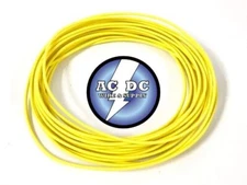 22 awg TXL HIGH TEMP AUTOMOTIVE POWER WIRE STRANDED COPPER USA - YELLOW 50 FT