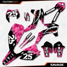Pink Savage Camo Graphics Kit fits KTM 13-16 EXC EXC/F XCW 125 250 300 450