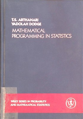 Mathematical Programming in Statistics Probability & Mathematical Statistics S. 