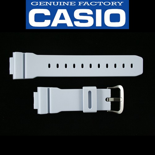 Casio original G-Shock 16mm Watch Band Strap OFF WHITE DW-6900FS RUBBER RESIN