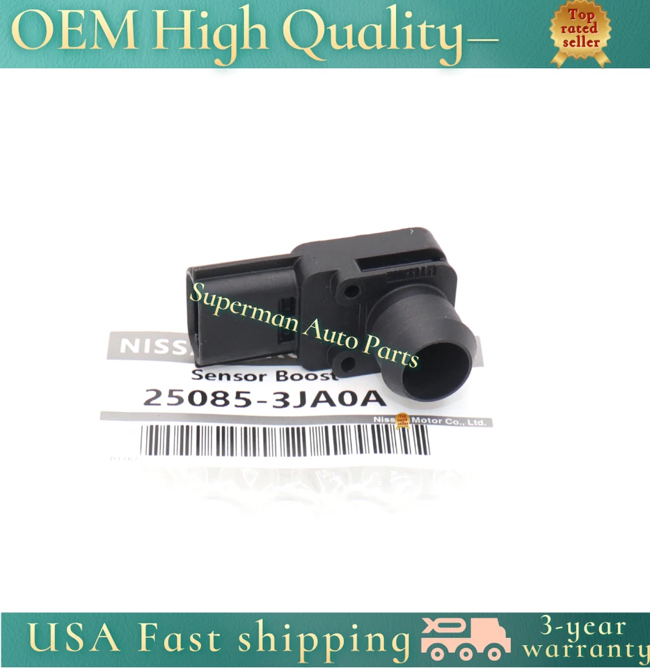 Sensor de pressão sensor impulsionador OEM 25085-3JA0A para Nissan Altima Pathfinder QX60 - Imagem 3 de 4